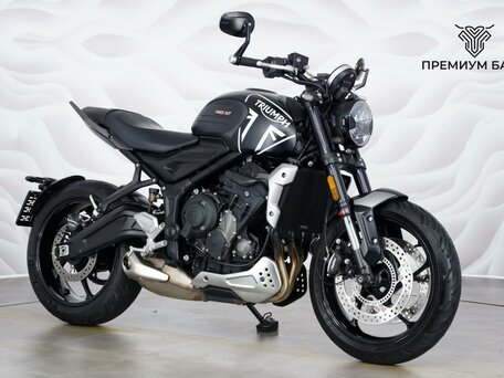 2021 Triumph Trident 660, чёрный, 690000 рублей, вид 5