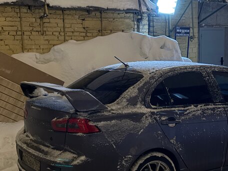 2008 Mitsubishi Lancer X, серый, 850000 рублей, вид 2
