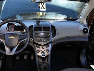 2012 Chevrolet Aveo II, чёрный, 498000 рублей, вид 5