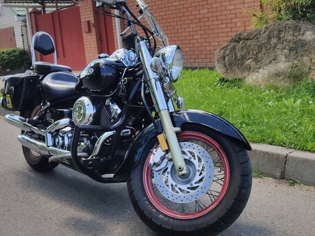 2008 Yamaha XVS400 Drag Star, чёрный, 390000 рублей, вид 3