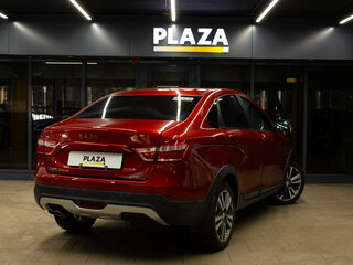 2018 Lada (ВАЗ) Vesta Cross I, красный, 800000 рублей, вид 4