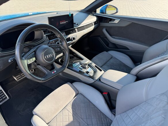 2021 Audi A5 45 TFSI II (F5) Рестайлинг, синий, 4250000 рублей - вид 10