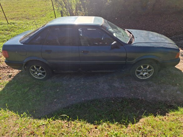 1992 Audi 80 V (B4), зелёный, 120000 рублей - вид 2