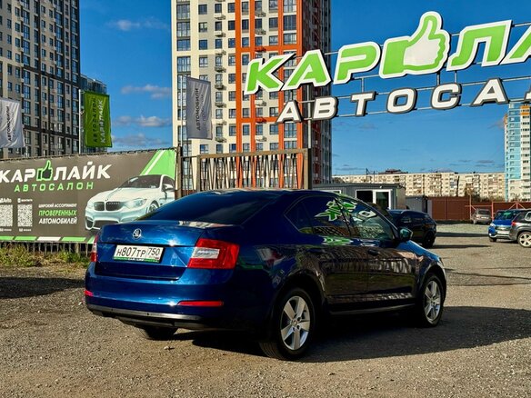 2015 Skoda Octavia III (A7), синий, 1299000 рублей - вид 9