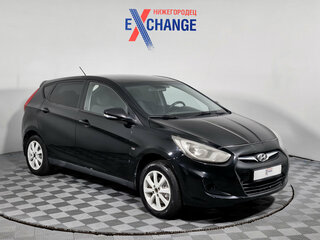 2011 Hyundai Solaris I, чёрный, 563000 рублей, вид 1