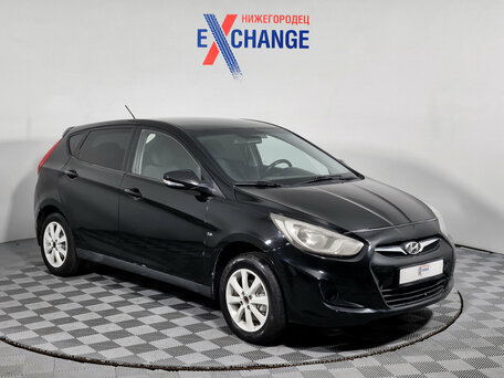 2011 Hyundai Solaris I, чёрный, 563000 рублей, вид 1