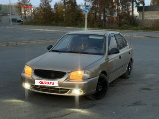 2004 Hyundai Accent ТагАЗ II, бежевый, 305000 рублей, вид 1