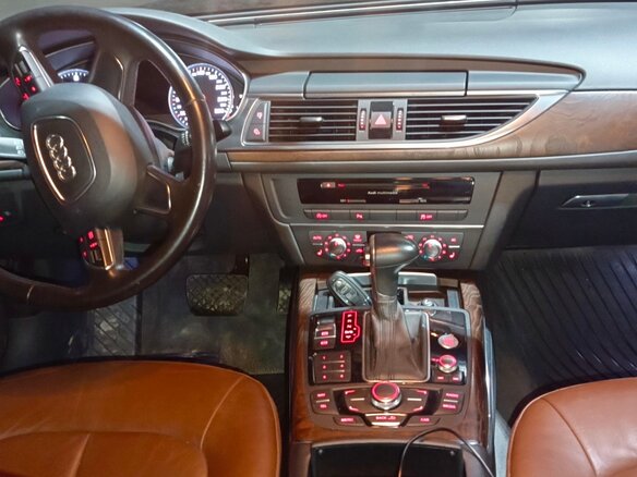 2012 Audi A6 IV (C7), чёрный, 1600000 рублей - вид 11