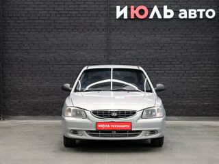 2008 Hyundai Accent ТагАЗ II, серый, 420000 рублей, вид 2