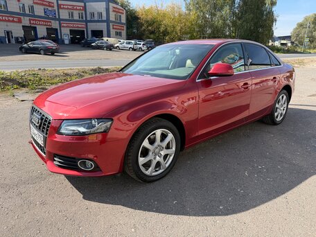 2008 Audi A4 IV (B8), красный, 940000 рублей, вид 1