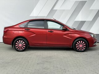 2016 Lada (ВАЗ) Vesta I, красный, 574000 рублей, вид 4