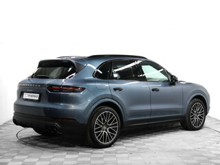 2019 Porsche Cayenne III, голубой, 5800000 рублей, вид 5