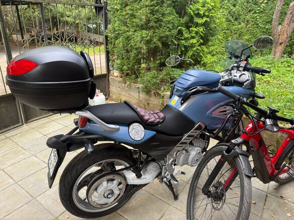 2001 BMW F 650 CS, синий, 490000 рублей - вид 4