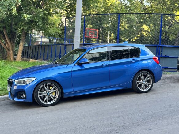 2015 BMW 1 серии 120i II (F20/F21) Рестайлинг, синий, 2150000 рублей - вид 2