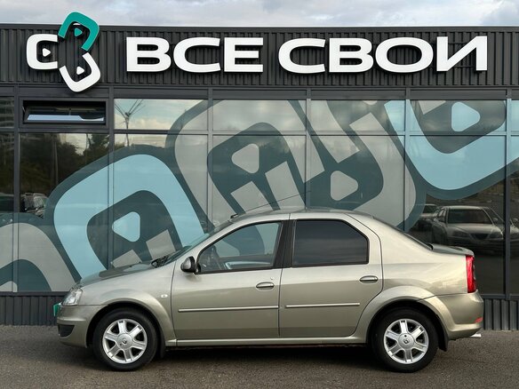 2013 Renault Logan I Рестайлинг, бежевый, 650000 рублей - вид 8