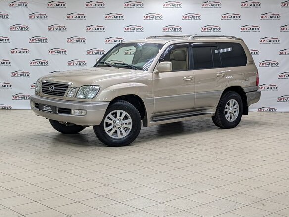 2002 Lexus LX 470 II, золотистый, 1699000 рублей