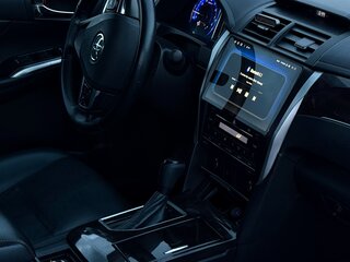 2017 Toyota Camry VII (XV50) Рестайлинг, чёрный, 2000000 рублей, вид 4