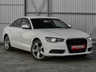 2012 Audi A6 IV (C7), белый, 1250000 рублей, вид 3