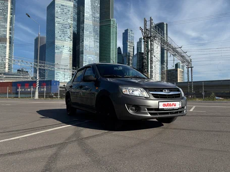 2013 Lada (ВАЗ) Granta I, серый, 330000 рублей, вид 3