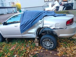 2003 Chrysler Sebring II Рестайлинг, серебристый, 120000 рублей, вид 2