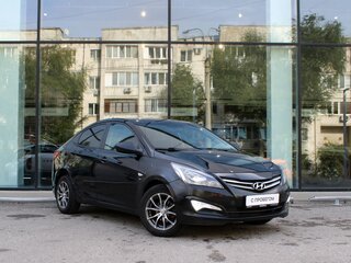 2015 Hyundai Solaris I Рестайлинг, чёрный, 1040000 рублей, вид 3