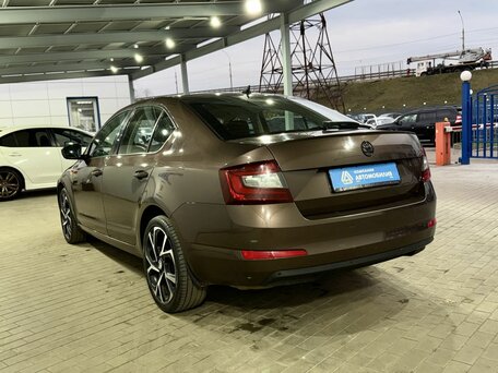 2014 Skoda Octavia III (A7), коричневый, 1385000 рублей, вид 3