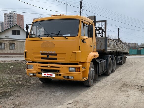 2008 КамАЗ 65116, жёлтый, 1580000 рублей - вид 1