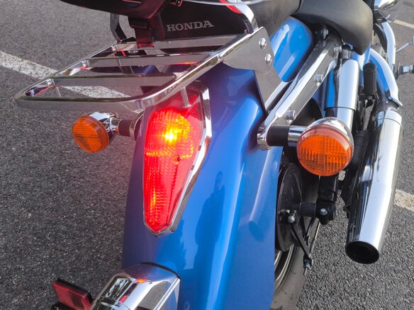 2022 Honda Shadow 750, синий, 650000 рублей - вид 11