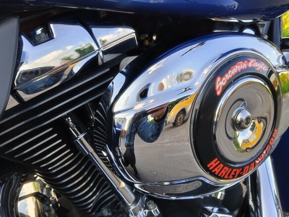2010 Harley-Davidson Road King, синий, 1250000 рублей - вид 13