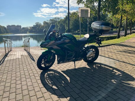 2019 Kawasaki Ninja 1000 SX, зелёный, 1050000 рублей, вид 5