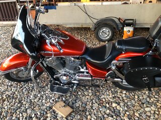 2003 Honda VTX 1800, оранжевый, 800000 рублей, вид 3