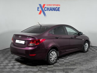 2012 Hyundai Solaris I, фиолетовый, 561000 рублей, вид 5