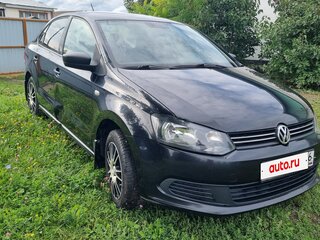 2013 Volkswagen Polo V, чёрный, 560000 рублей, вид 2