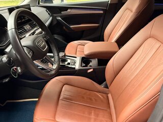 2021 Audi Q5 45 TFSI II (FY) Рестайлинг, синий, 4500000 рублей, вид 5