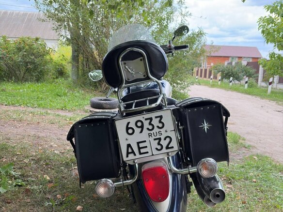 2007 Yamaha XVS1100, синий, 550000 рублей - вид 12