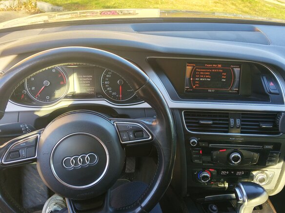 2015 Audi A4 IV (B8) Рестайлинг, чёрный, 1400000 рублей - вид 10