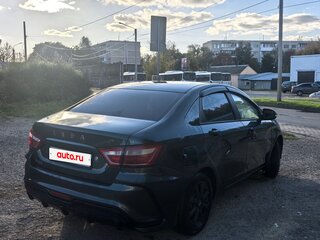 2017 Lada (ВАЗ) Vesta I, зелёный, 750000 рублей, вид 3