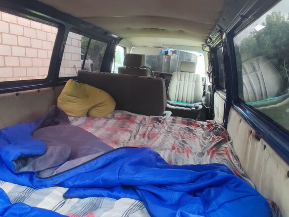 2003 Volkswagen Transporter Long T4, синий, 320000 рублей - вид 6