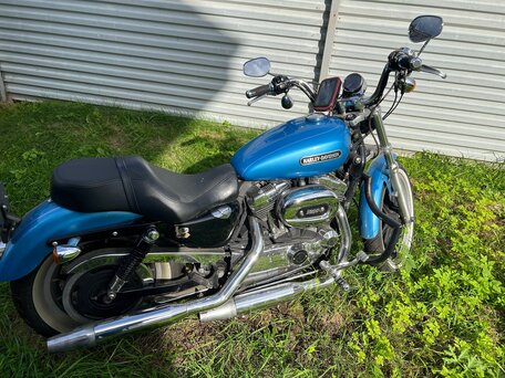 2010 Harley-Davidson Sportster 1200, синий, 570000 рублей, вид 2