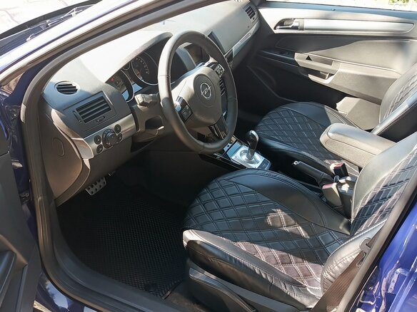 2011 Opel Astra H Рестайлинг, синий, 800000 рублей - вид 5