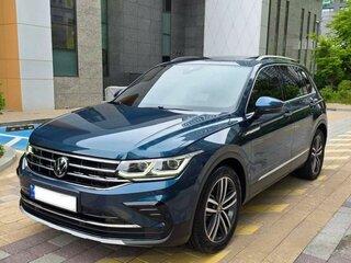 2023 Volkswagen Tiguan II Рестайлинг, синий, 3050000 рублей, вид 3