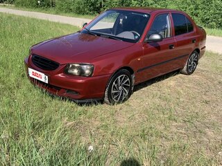 2006 Hyundai Accent ТагАЗ II, красный, 420000 рублей, вид 1