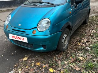 2002 Daewoo Matiz I Рестайлинг, синий, 110000 рублей, вид 2