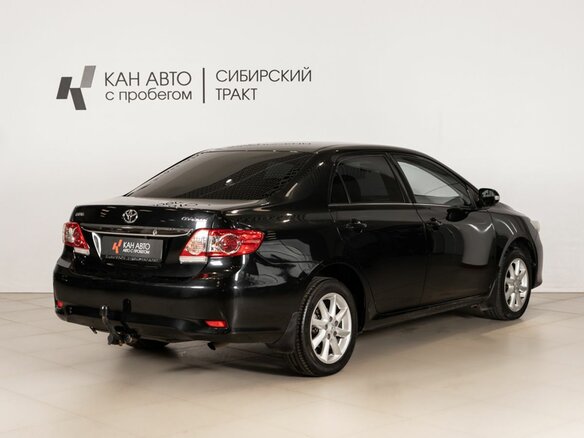 2011 Toyota Corolla X (E140, E150) Рестайлинг, чёрный - вид 2