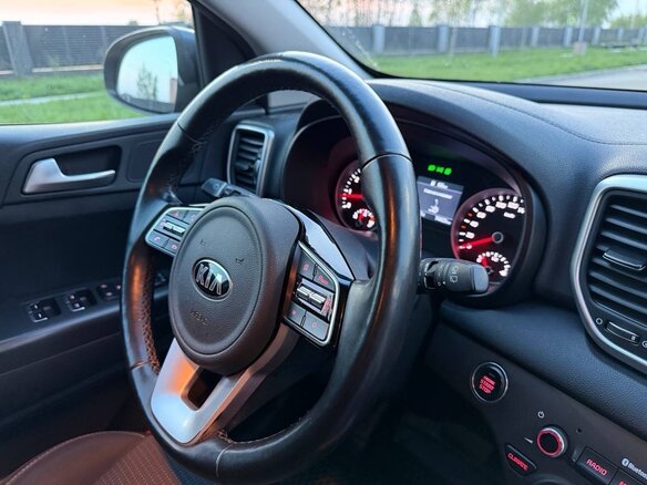 2021 Kia Sportage IV Рестайлинг, синий, 2490000 рублей - вид 28
