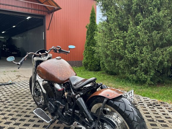 1997 Honda Shadow 750, коричневый, 315000 рублей - вид 5