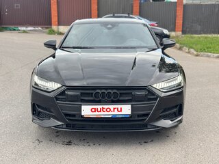 2019 Audi A7 50 TDI II (4K), чёрный, 3850000 рублей, вид 2