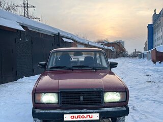 2007 Lada (ВАЗ) 2107, пурпурный, 170000 рублей, вид 2