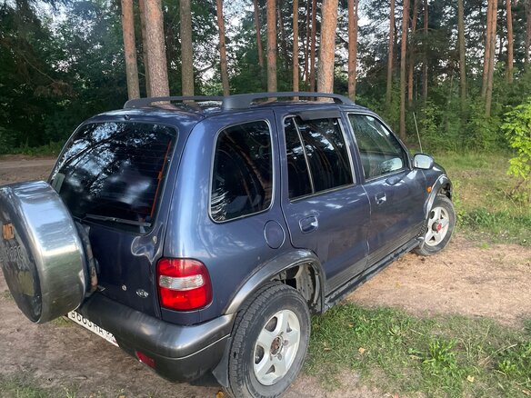2005 Kia Sportage I, синий, 175000 рублей - вид 4
