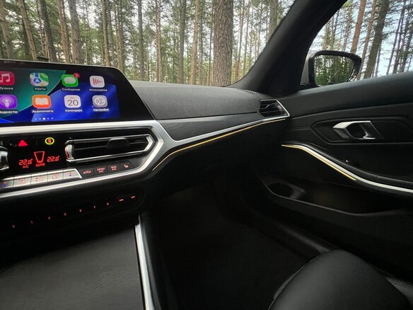 2020 BMW 3 серии 320d xDrive VII (G2x), чёрный, 3300000 рублей - вид 19